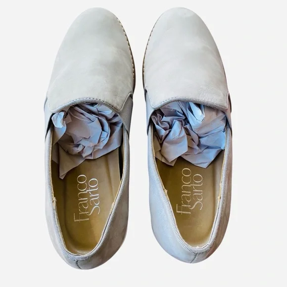 Franco Sarto Hailie 2 Womens Suede Slip On Shoes Size 7 - Picture 8 of 12